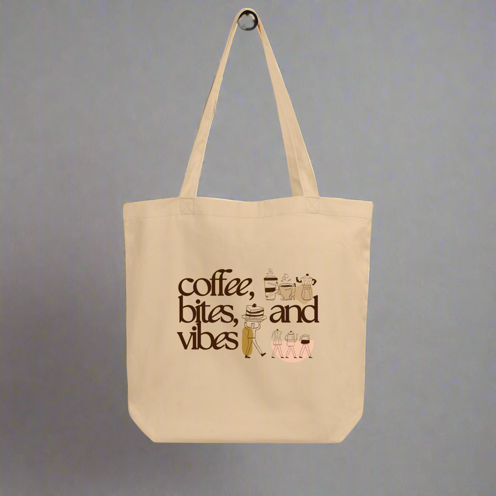 Coffee Vibes Certified Organic Cotton Tote