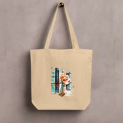 Brews and Books Certified Organic Cotton Tote