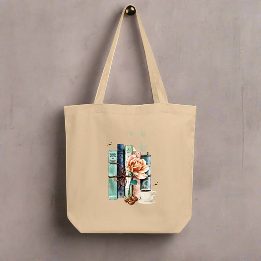 Brews and Books Certified Organic Cotton Tote