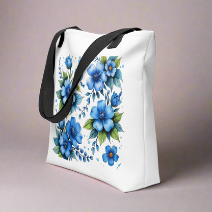Blue Florals Tote