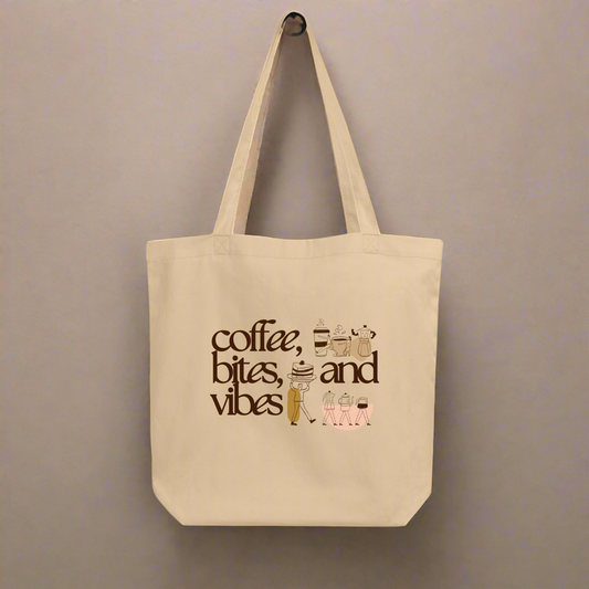 Coffee Vibes Certified Organic Cotton Tote