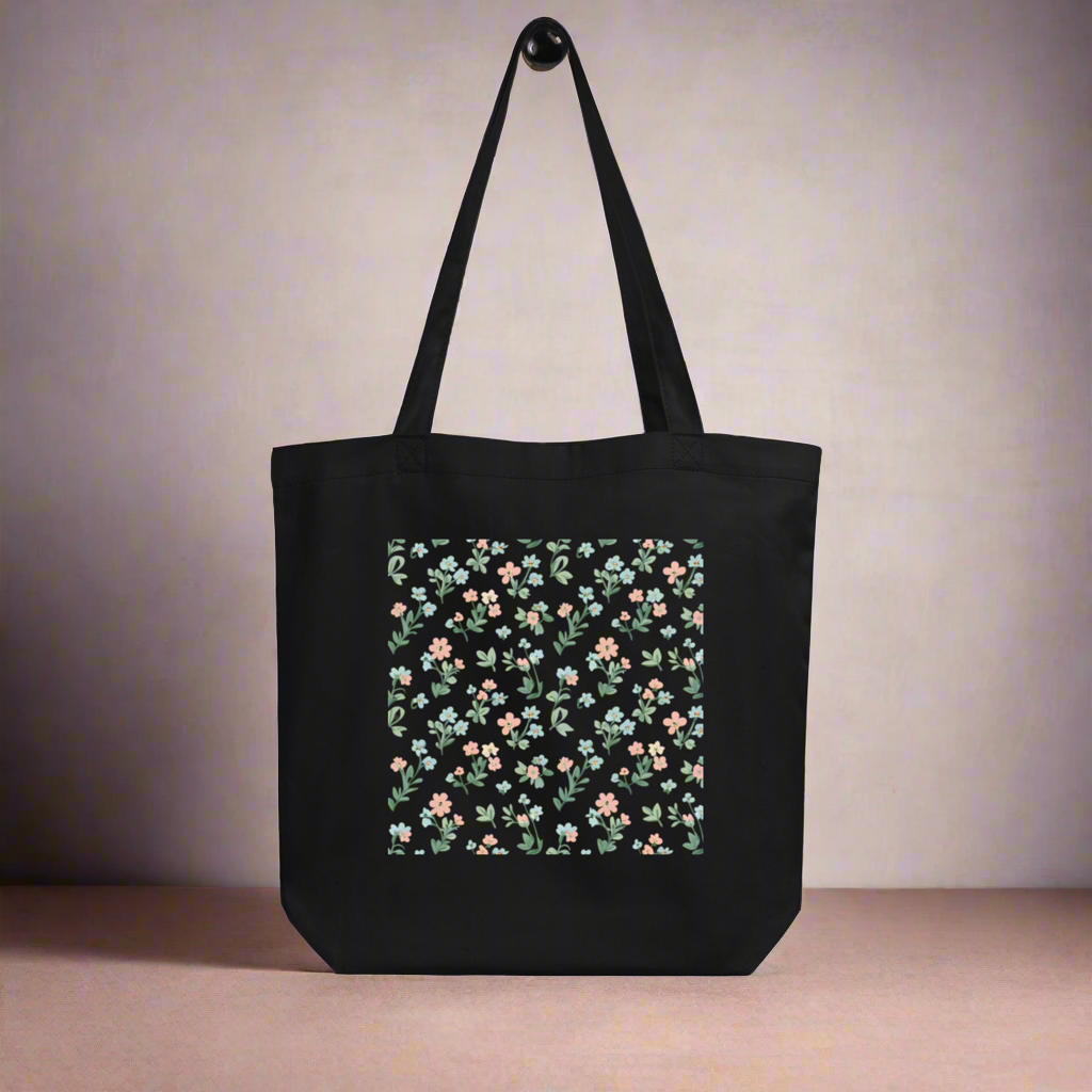 Petal Pattern Certified Organic Cotton Tote