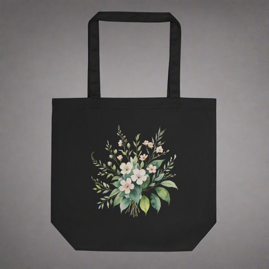 Muted Bloom Certified Organic Cotton Tote
