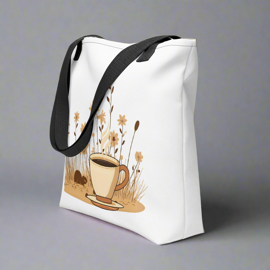 Coffee and Flowers Tote