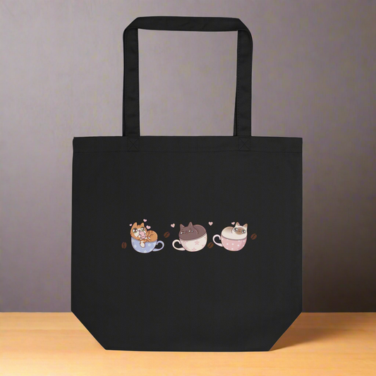Kitty Coffee Certified Organic Cotton Tote